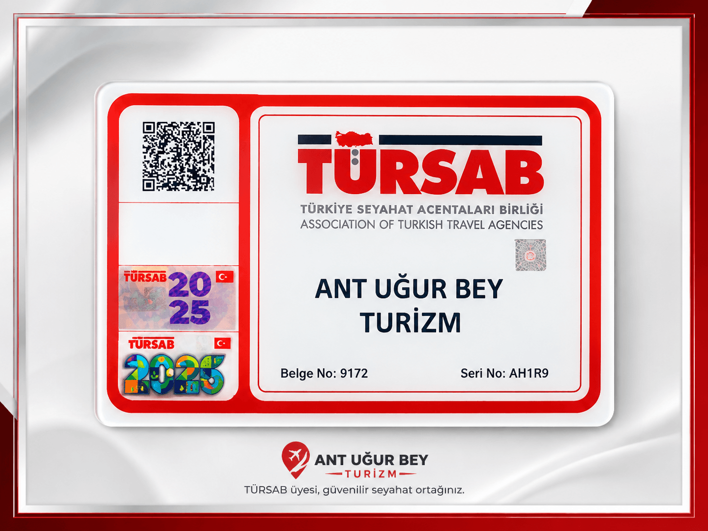 TÜRSAB Certificate